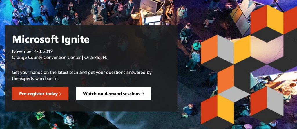 Microsoft Ignite 2019