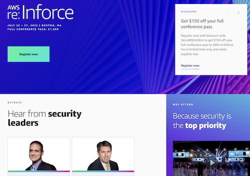 AWS re:Inforce 2022
